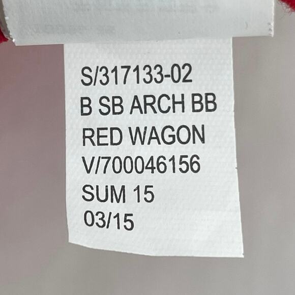 Baby Gap 6-12 Months Baseball Cap Wagon Red Classic Logo Style Elastic Fit Hat - Picture 10 of 11